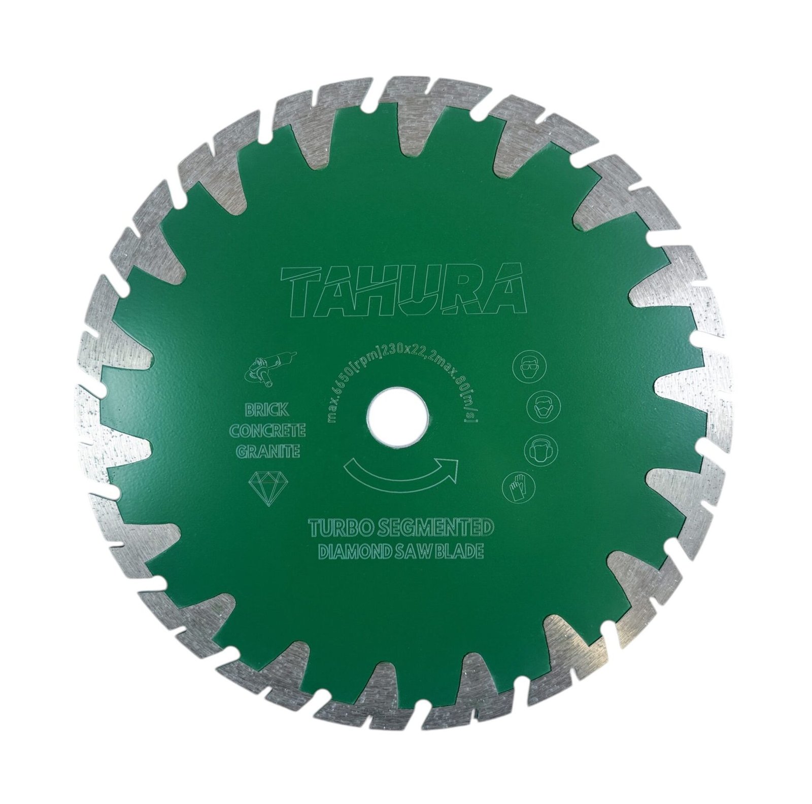 TAHURA T-SEGMENT GYÉMÁNT VÁGÓTÁRCSA BETONHOZ 230 MM