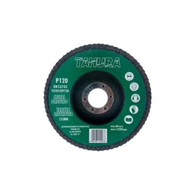 TAHURA 125 MM-ES LAMELLÁS CSISZOLÓTÁRCSA P120