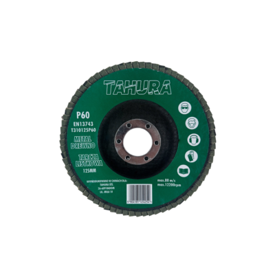 TAHURA 125 MM-ES LAMELLÁS CSISZOLÓTÁRCSA P60