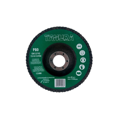 TAHURA 125 MM-ES LAMELLÁS CSISZOLÓTÁRCSA P80